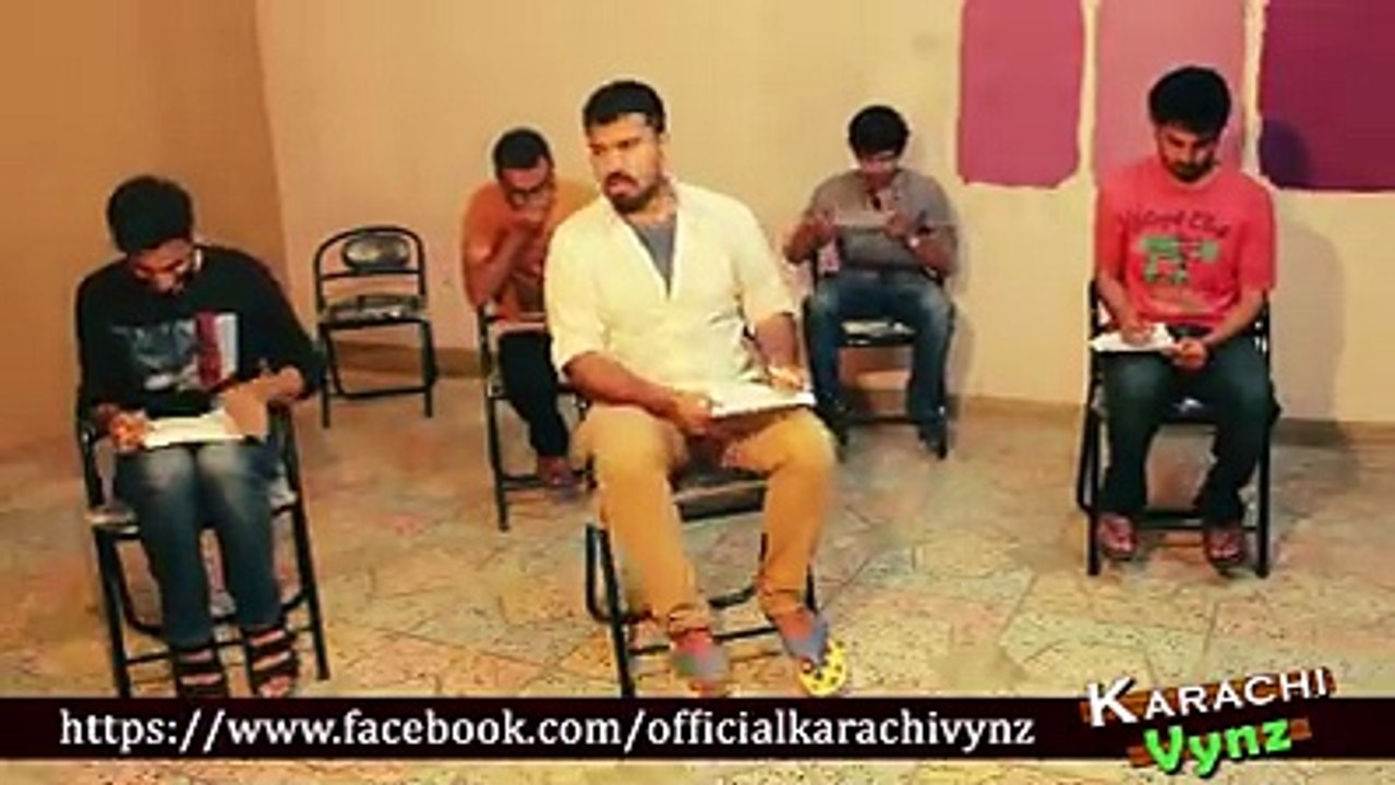 Studetns in Examination Hall