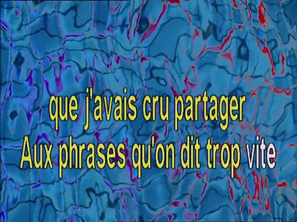KARAOKE JEAN-JACQUES GOLDMAN - A nos actes manqués