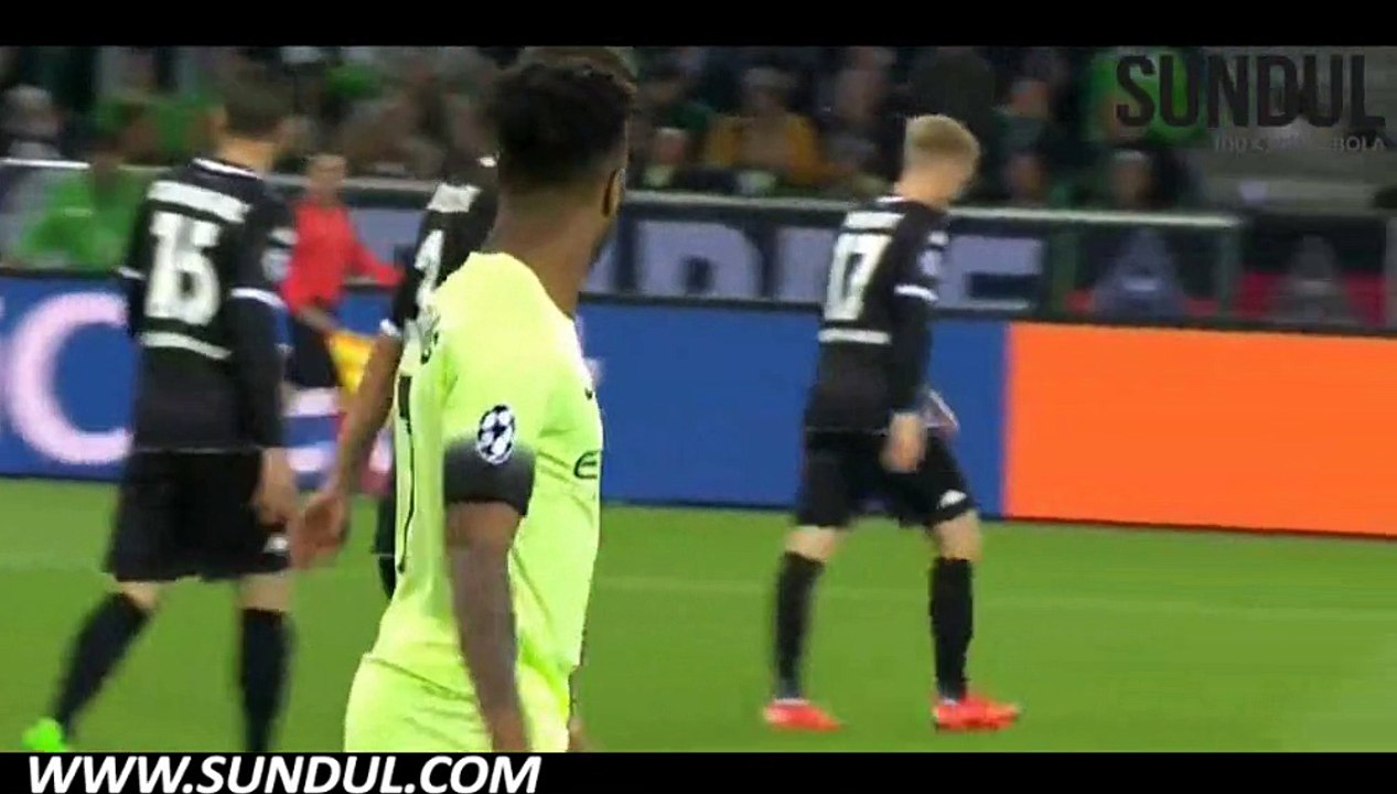 Champions League | Borussia M'Gladbach 1-2 Manchester City | Video bola, berita bola, cuplikan gol