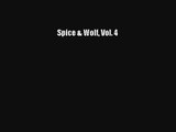 Read Spice & Wolf Vol. 4 Ebook Online