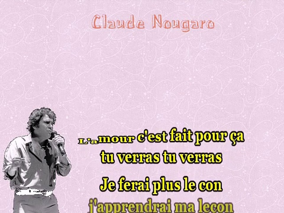 Claude Nougaro Tu verras