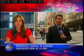 Presidente Correa se reunirá con secretario de la ONU