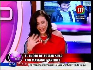 El enojo de Adrián Suar con Mariano Martínez