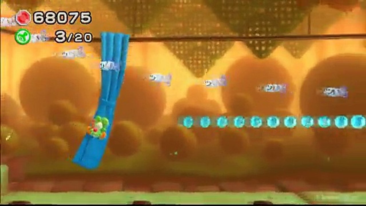 YOSHI'S WOOLLY WORLD(29) - 4-5 - Virevoltes sur tringles