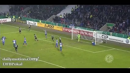 super goal PAPADOPOULOS - Barcelona 0-1 bayer Leverkusen