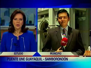 Firman contrato para contruir puente que unirá Guayaquil con Samborondón