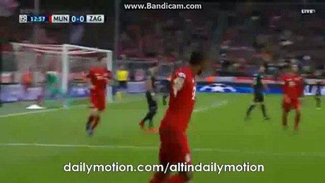 Douglas Costa Fantastic Goal - Bayern 1-0 Dinamo Zagreb - Champions League - 29.09.2015