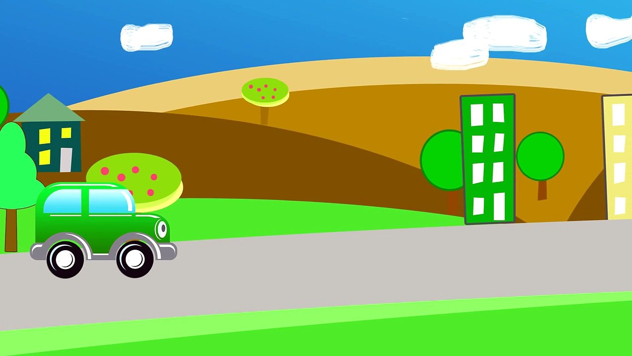 Childrens Cartoons Clever Cars 3: Learn 2d 3d Shapes Kids Educational Videos