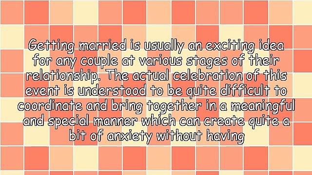 Hiring A Wedding Planner Michigan City IN