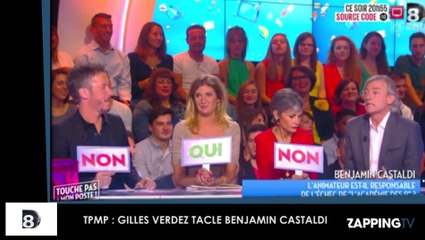 TPMP : Gilles Verdez s'en prend à Benjamin Castaldi : "Je pense qu'il est sur une pente descendante"