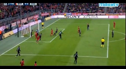2nd Goal Robert Lewandowski 4-0 . Fc Bayern Munich - Gnk Dinamo Zagreb . 29-09-2015