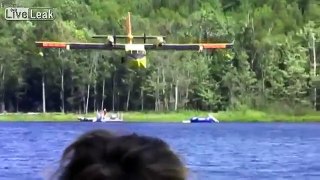 Everyone was in awe of this pilot's skill! (Waterbomber)