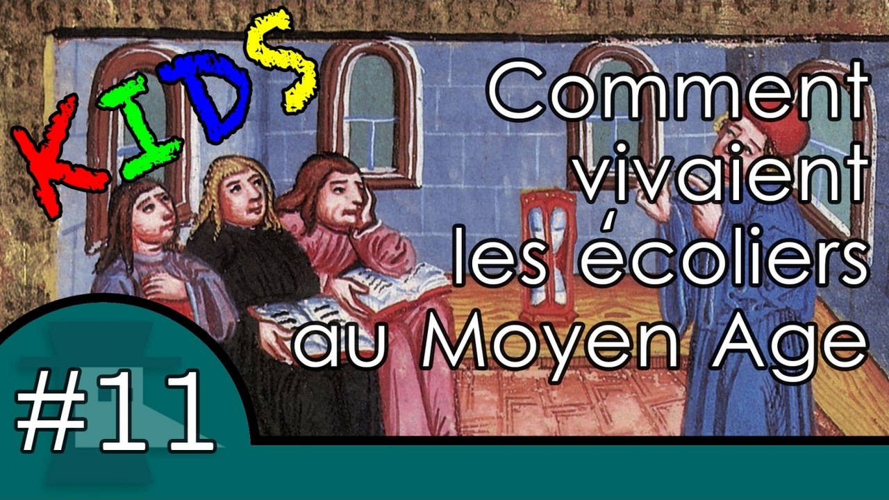 Comment vivaient les écoliers au Moyen Âge - Question Histoire KIDS #11