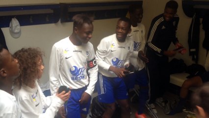 Le cri de victoire des U15 DH