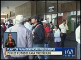 Plantón para denunciar inseguridad por permisos de los prostíbulos