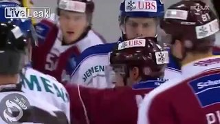 This hockey player gets really upset