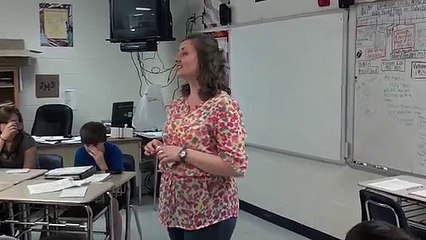 Teacher Singing During Class