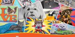 Furry Paw Pics- Custom Pet Portraits