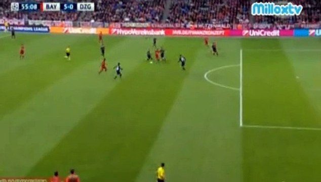 3rd Fantastic Goal Lewandowski 5-0 . Fc Bayern Munich - Gnk Dinamo Zagreb . 29-09-2015