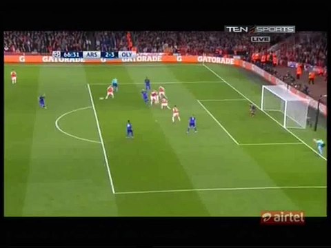 Alfred Finnbogason 2-3 Goal - Arsenal Vs. Olympiakos Piraeus- Champions League 29.09.2015 (HD)