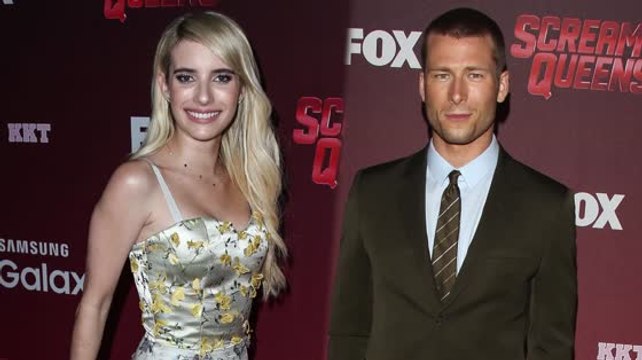 Scream Queens' Emma Roberts and Glen Powell Can't Get Through Sexy Scenes
