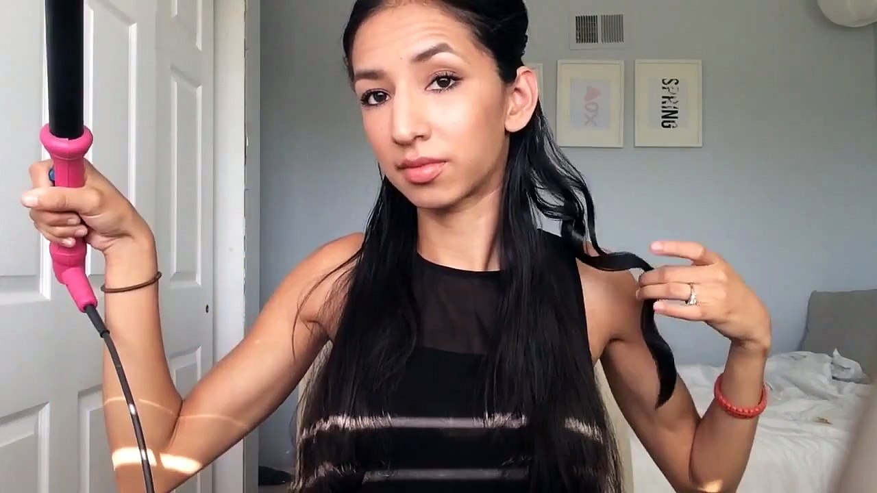 How I curl my hair: Loose big voluminous wavy curls |aishalewis