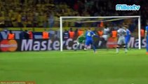 Goal Vasilis Torosidis 3-2 . Bate Borisov - As Roma . 29-09-2015
