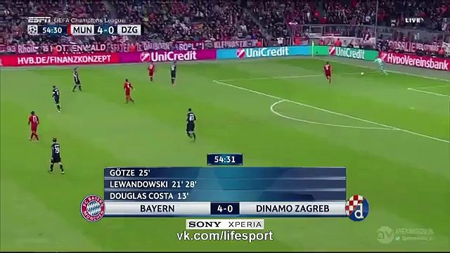 Lewandowski Hat-trick | Bayern Munich 5 - 0 Dinamo Zagreb