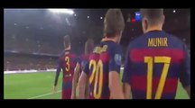 Goal Luis Suarez 2-1 - FC Barcelona vs Bayer Leverkusen - 29/09/2015
