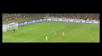 Goal Sofiane Feghouli 0-1 - Olympique Lyon vs Valencia FC - 29/09/2015