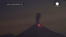 Spectacular explosions as Mexican volcano erupts