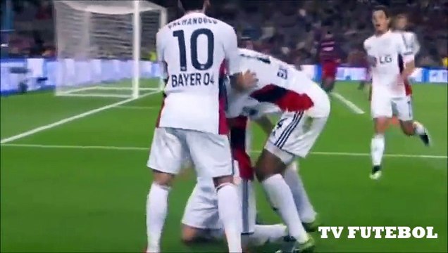 Barcelona 2 x 1 Bayer Leverkusen - GOLS - Liga dos Campeões