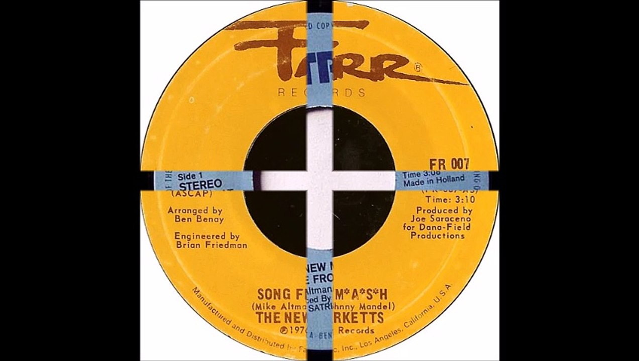 The New Marketts - Song From MASH (1976)
