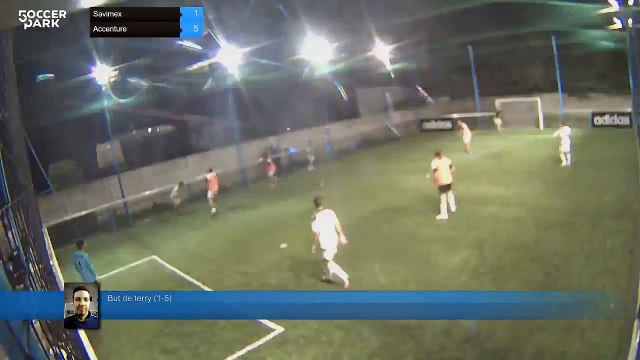 But de terry (1-5) - Savimex Vs Accenture - 29/09/15 20:00 - Loisir hiver 2015 (mardi soir)