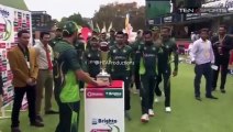See How much Fun Pakistani Players are Doing with Ahmed Shehzad during T20 Series Presentation Cermony