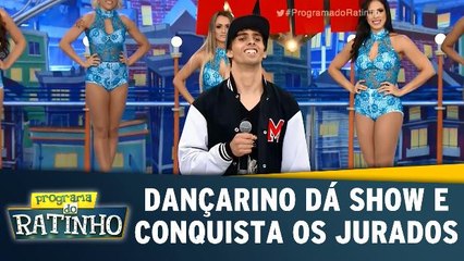 Dançarino dá show e conquista os jurados