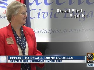 Effort to recall Diane Douglas