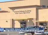 Maricopa Teachers walk out of their classrooms