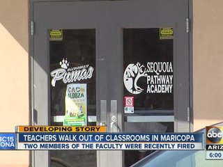 Teachers walk out of classrooms in Maricopa