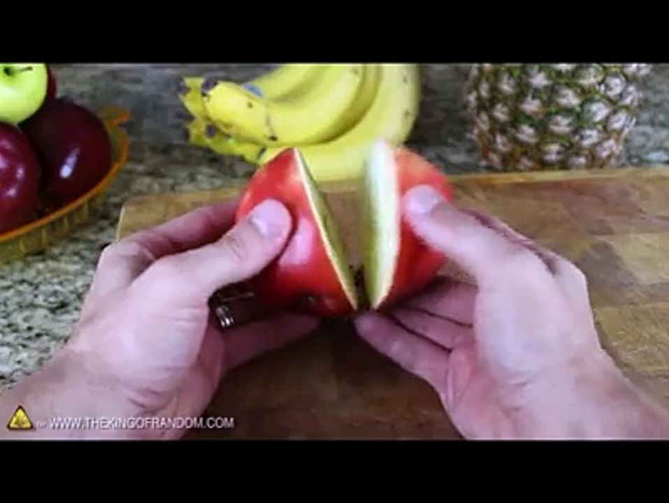 Easy Method To Make Swan Form Apple