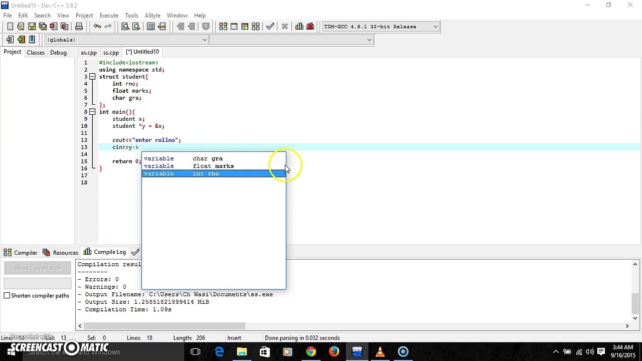 40.Structure & Pointers in C++ in urdu & hindi