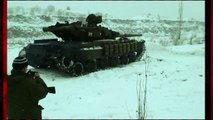 Стрельба танка по позициям ВСУ 24.01.15 [Full Episode]