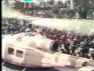 Stampede and shocking scenes from Khumeini's funeral