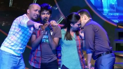 Salman Khan's CUTE MOMENT With FAN @ Bigg Boss 9 Launch