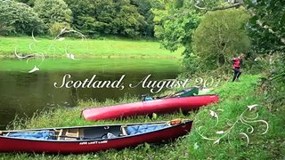 Paddling the River Tweed - August 2011