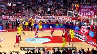 Olympiacos B.C vs FC Barcelona 71-68 Highlights / EL - Play Off / Game 4 {23/4/2015}