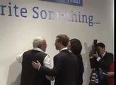 Video PM Modi Drags Away Mark Zuckerberg To Pose For A Photograph.