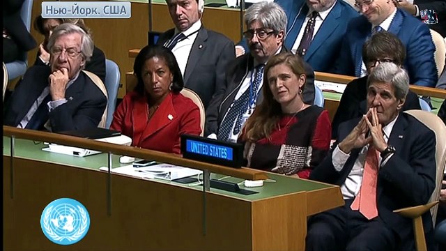 ООН- выступление Барака Обамы, Владимира Путина 28. 09. 2015 года.