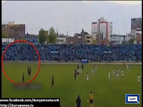 Peruvian footballer Joao Contreras hospitalised after being struck by lightning during match