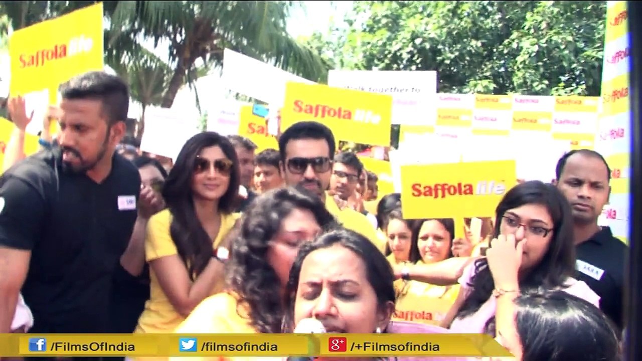 Shilpa Shetty And Raj Kundra Celebrate World Heart Day